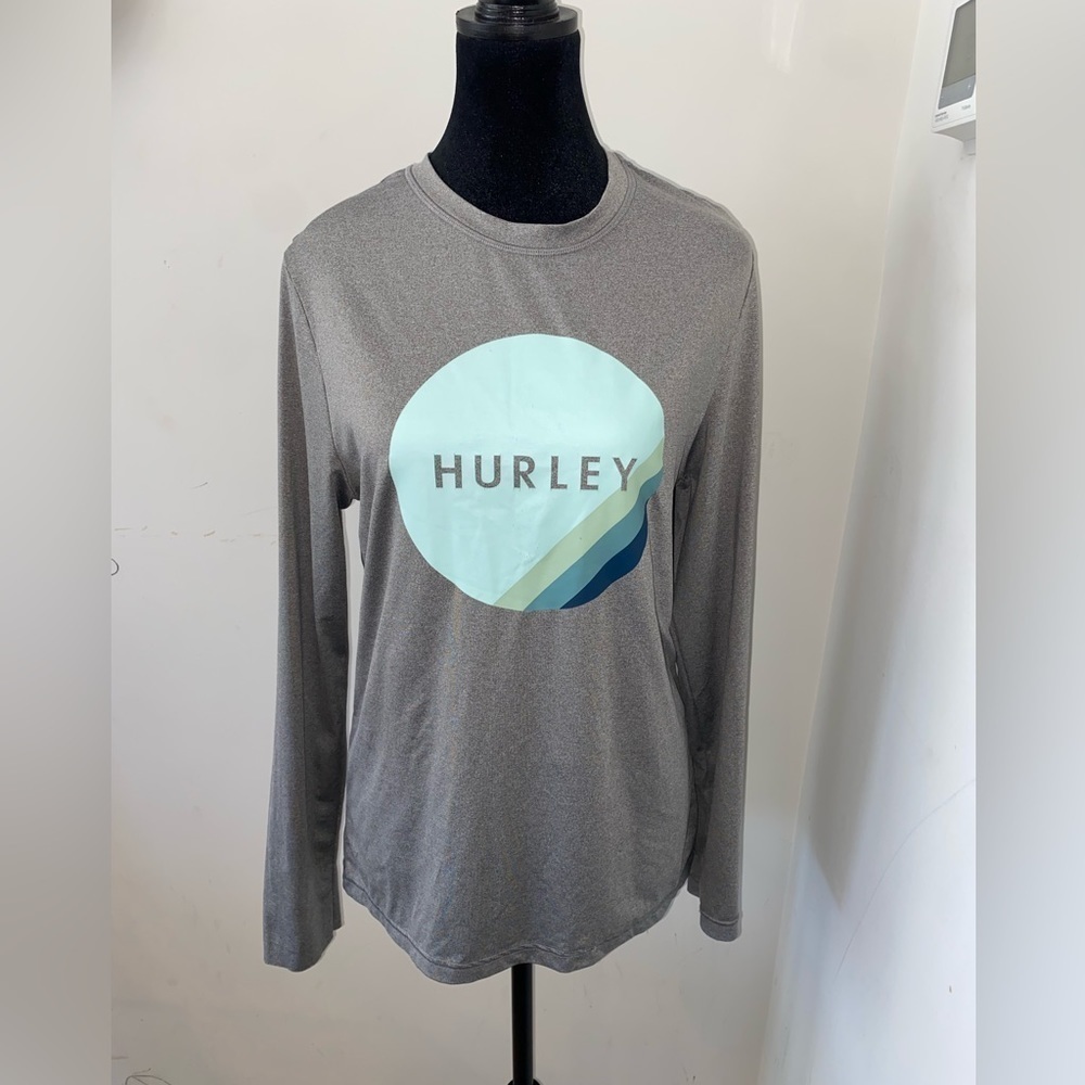HURLEY Men's Long Sleeve Shirt Moisture
Wicking UPF 50 Protection Size small - Picture 2 of 4